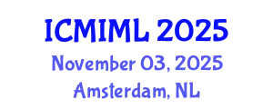 International Conference on Machine Intelligence and Machine Learning (ICMIML) November 03, 2025 - Amsterdam, Netherlands