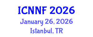 International Conference on Nutraceuticals, Nutrition and Foods (ICNNF) January 26, 2026 - Istanbul, Turkey