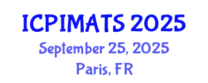 International Conference on Pediatrics, Internal Medicine and Advanced Treatment Strategies (ICPIMATS) September 25, 2025 - Paris, France