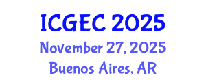 International Conference on Gastroenterology, Endoscopy and Colonoscopy (ICGEC) November 27, 2025 - Buenos Aires, Argentina