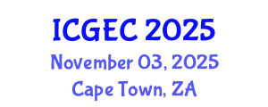 International Conference on Gastroenterology, Endoscopy and Colonoscopy (ICGEC) November 03, 2025 - Cape Town, South Africa