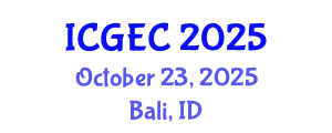 International Conference on Gastroenterology, Endoscopy and Colonoscopy (ICGEC) October 23, 2025 - Bali, Indonesia