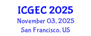 International Conference on Gastroenterology, Endoscopy and Colonoscopy (ICGEC) November 03, 2025 - San Francisco, United States