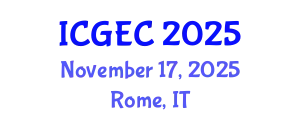 International Conference on Gastroenterology, Endoscopy and Colonoscopy (ICGEC) November 17, 2025 - Rome, Italy