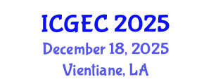 International Conference on Gastroenterology, Endoscopy and Colonoscopy (ICGEC) December 18, 2025 - Vientiane, Laos