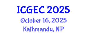 International Conference on Gastroenterology, Endoscopy and Colonoscopy (ICGEC) October 16, 2025 - Kathmandu, Nepal