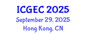 International Conference on Gastroenterology, Endoscopy and Colonoscopy (ICGEC) September 29, 2025 - Hong Kong, China