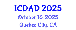 International Conference on Dementia and Alzheimer's Disease (ICDAD) October 16, 2025 - Quebec City, Canada