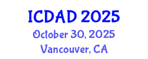 International Conference on Dementia and Alzheimer's Disease (ICDAD) October 30, 2025 - Vancouver, Canada