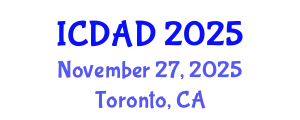 International Conference on Dementia and Alzheimer's Disease (ICDAD) November 27, 2025 - Toronto, Canada