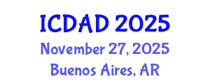International Conference on Dementia and Alzheimer's Disease (ICDAD) November 27, 2025 - Buenos Aires, Argentina