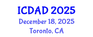 International Conference on Dementia and Alzheimer's Disease (ICDAD) December 18, 2025 - Toronto, Canada