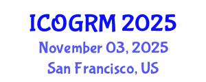 International Conference on Obstetrics, Gynecology and Reproductive Medicine (ICOGRM) November 03, 2025 - San Francisco, United States