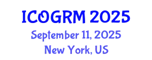 International Conference on Obstetrics, Gynecology and Reproductive Medicine (ICOGRM) September 11, 2025 - New York, United States