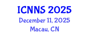 International Conference on Neurology, Neurosurgery and Stroke (ICNNS) December 11, 2025 - Macau, China