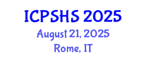International Conference on Plastic Surgery and Hand Surgery (ICPSHS) August 21, 2025 - Rome, Italy