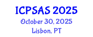 International Conference on Plastic Surgery and Aesthetic Surgery (ICPSAS) October 30, 2025 - Lisbon, Portugal