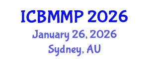 International Conference on Botanical Medicine and Medicinal Plants (ICBMMP) January 26, 2026 - Sydney, Australia