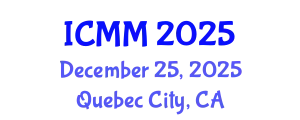 International Conference on Microeconomics and Macroeconomics (ICMM) December 25, 2025 - Quebec City, Canada
