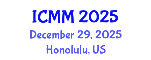 International Conference on Microeconomics and Macroeconomics (ICMM) December 29, 2025 - Honolulu, United States