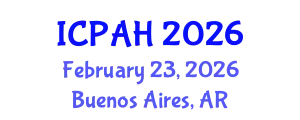 International Conference on Physical Activity and Health (ICPAH) February 23, 2026 - Buenos Aires, Argentina