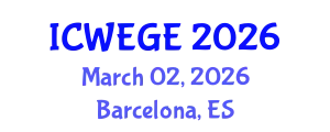International Conference on Women, Education and Gender Equality (ICWEGE) March 02, 2026 - Barcelona, Spain