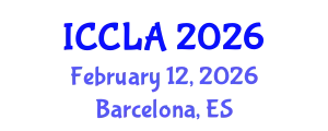 International Conference on Child Language Acquisition (ICCLA) February 12, 2026 - Barcelona, Spain