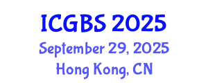 International Conference on Green Building and Sustainability (ICGBS) September 29, 2025 - Hong Kong, China