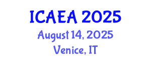 International Conference on Agricultural Economics and Agribusiness (ICAEA) August 14, 2025 - Venice, Italy