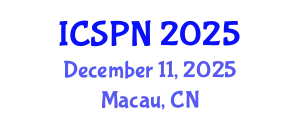 International Conference on Social Psychology and Neuroscience (ICSPN) December 11, 2025 - Macau, China