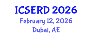 International Conference on Science Education, Research and Development (ICSERD) February 12, 2026 - Dubai, United Arab Emirates