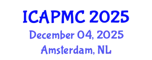 International Conference on Air Pollution Management and Control (ICAPMC) December 04, 2025 - Amsterdam, Netherlands