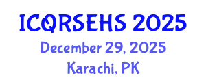 International Conference on Qualitative Research in Sport , Exercise and Health Sciences (ICQRSEHS) December 29, 2025 - Karachi, Pakistan