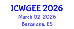International Conference on Women, Gender Equality and Education (ICWGEE) March 02, 2026 - Barcelona, Spain