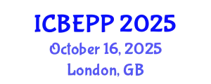 International Conference on Behavioural Economics and Public Policy (ICBEPP) October 16, 2025 - London, United Kingdom