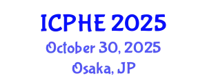 International Conference on Public Health and Epidemiology (ICPHE) October 30, 2025 - Osaka, Japan