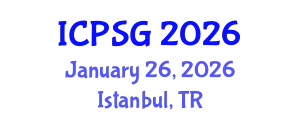 International Conference on Political Science and Globalization (ICPSG) January 26, 2026 - Istanbul, Turkey