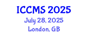 International Conference on Cinema and Media Studies (ICCMS) July 28, 2025 - London, United Kingdom