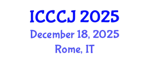 International Conference on Criminology and Criminal Justice (ICCCJ) December 18, 2025 - Rome, Italy
