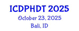 International Conference on Developmental Psychology, Human Development and Theories (ICDPHDT) October 23, 2025 - Bali, Indonesia