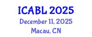 International Conference on Attachment, Behaviour and Learning (ICABL) December 11, 2025 - Macau, China