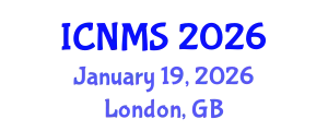International Conference on Nursing and Midwifery Sciences (ICNMS) January 19, 2026 - London, United Kingdom