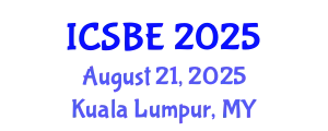 International Conference on Sustainable Buildings and Environment (ICSBE) August 21, 2025 - Kuala Lumpur, Malaysia