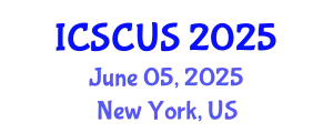 International Conference on Smart Cities and Urban Strategies (ICSCUS) June 05, 2025 - New York, United States