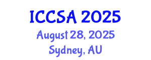 International Conference on Crop Science and Agronomy (ICCSA) August 28, 2025 - Sydney, Australia
