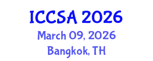 International Conference on Crop Science and Agronomy (ICCSA) March 09, 2026 - Bangkok, Thailand