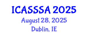 International Conference on Agricultural Soil Science and Soil Analysis (ICASSSA) August 28, 2025 - Dublin, Ireland