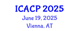 International Conference on Agronomy and Crop Protection (ICACP) June 19, 2025 - Vienna, Austria