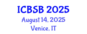 International Conference on Biomechanics and Sports Biomechanics (ICBSB) August 14, 2025 - Venice, Italy