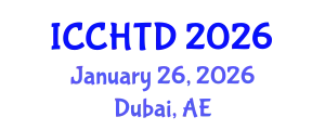 International Conference on Cultural Heritage and Tourism Development (ICCHTD) January 26, 2026 - Dubai, United Arab Emirates